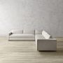 Carlton Square Arm 3-Piece L-Shape Sectional (131&quot;-135&quot;)
