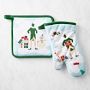 Elf&#8482; Oven Mitt and Potholder Set