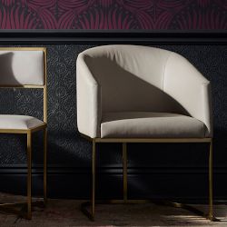 Bradley Upholstered Curved Back Armchair