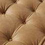 Fairfax Square Ottoman, Turned Leg with Tufted Top (26&quot;-42&quot;)