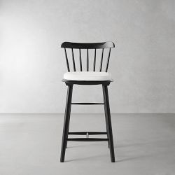 Ton Ironica Counter Stool Cushion, Standard, Perennials Performance Basketweave, White