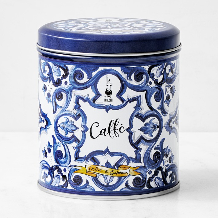 Bialetti Dolce & Gabbana Blu Mediterraneo Coffee Gift Tin