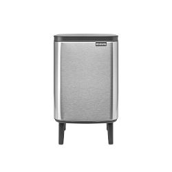 Brabantia Bo Hi Single Compartment Trash Can, 1.1-Gallon