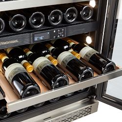 Wine Enthusiast Prestige S 24&quot; Dual Zone Undercounter Smart Wi-Fi Wine Cellar