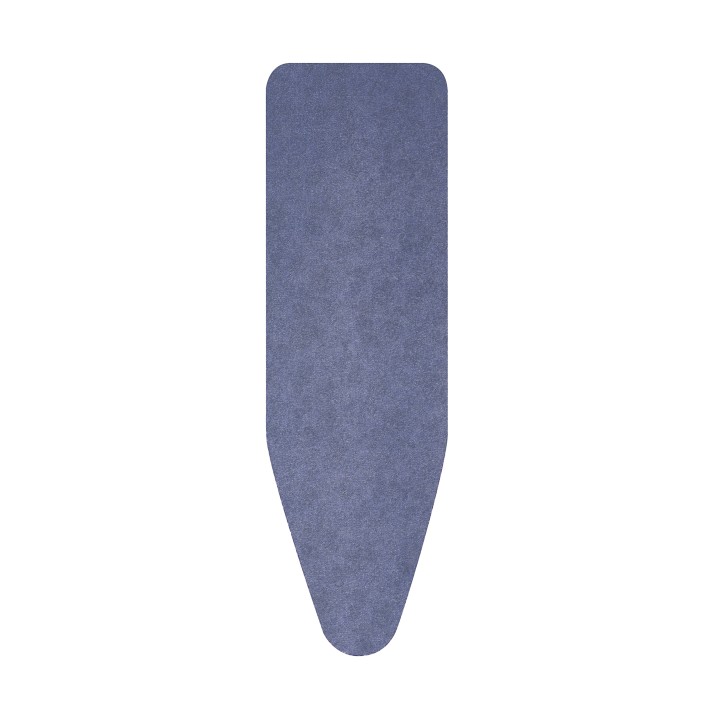 Ironing Board Cover A, 43 x 15 in (110 x 30 cm)  - Cover Cotton, 0.3 in (8 mm) Foam, Denim Blue