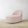Capri Upholstered Stand Alone Chaise (60&quot;)