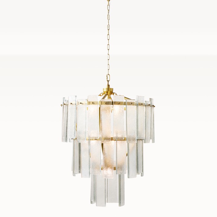 Conrad Texture Glass Chandelier