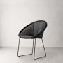 Tamara Dining Armchair, Black