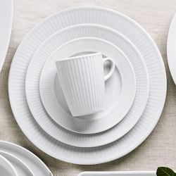 Pillivuyt Plisse Porcelain Mugs