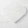 White Marble Heart Cheese Board