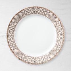 Plymouth Gate Rim Dinner Plates, Set of 4