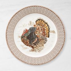 Plymouth Gate Turkey Dinner Plates, Set of 4