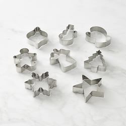 Williams Sonoma Classic Holiday Cookie Cutters, Set of 8