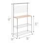 Kitchen Island with Pot Racks