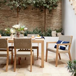 Larnaca Outdoor Teak Extendable Dining Table (72&quot;-118&quot;)
