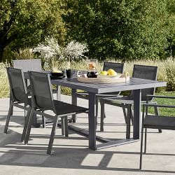 metal mesh outdoor table and chairs