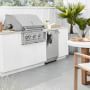 Urban Bonfire Outdoor Kitchen x Hestan 42&rdquo; Grill and Fridge