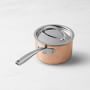 Williams Sonoma Thermo-Clad&#8482; Copper Saucepan with Lid