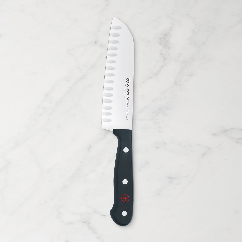 Wüsthof Gourmet Hollow-Edge Santoku Knife, 5"