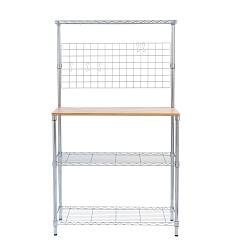 Kitchen Island with Pot Racks