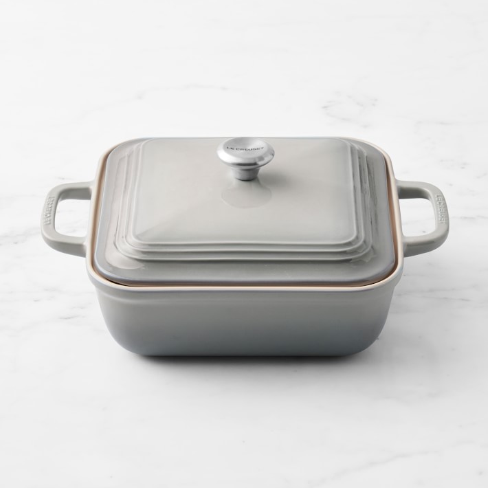 Le Creuset San Francisco Stoneware Square Covered Baker, 3-Qt.