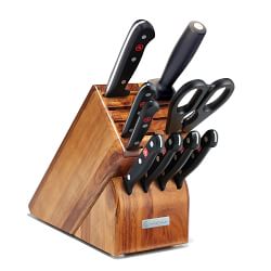 W&#252;sthof Gourmet Knives with 13-Slot Block, Set of 10