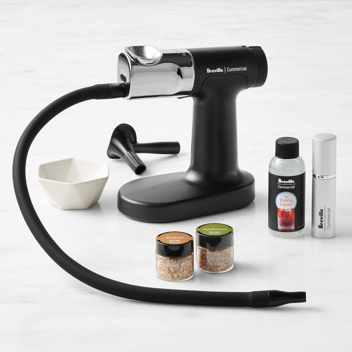 Breville Pro Smoke Gun and Smoke Bubble Starter Kit Set