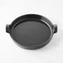 Emile Henry French Ceramic Deep Dish Pizza Pan, 12", Charcoal