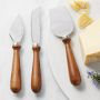 Open Kitchen by Williams Sonoma Acacia Cheese Knives, Dark Wood