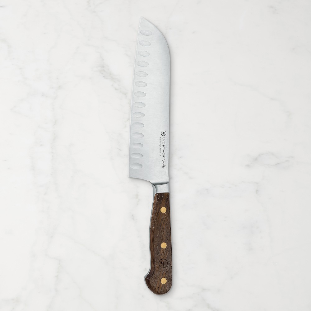 Wüsthof Crafter 7" Hollow-Edge Santoku Knife