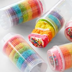 Flour Shop x Williams Sonoma Rainbow Push Pops