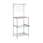 Microwave Stand with Shelves