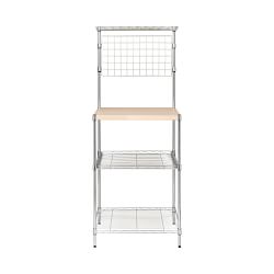 Microwave Stand with Shelves