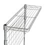 Microwave Stand with Shelves