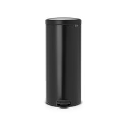 OPEN BOX: Brabantia NewIcon Step On Trash Can, 8 Gallon, Matte Black