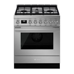 SMEG Portofino All Gas Range, Stainless-Steel, 30"