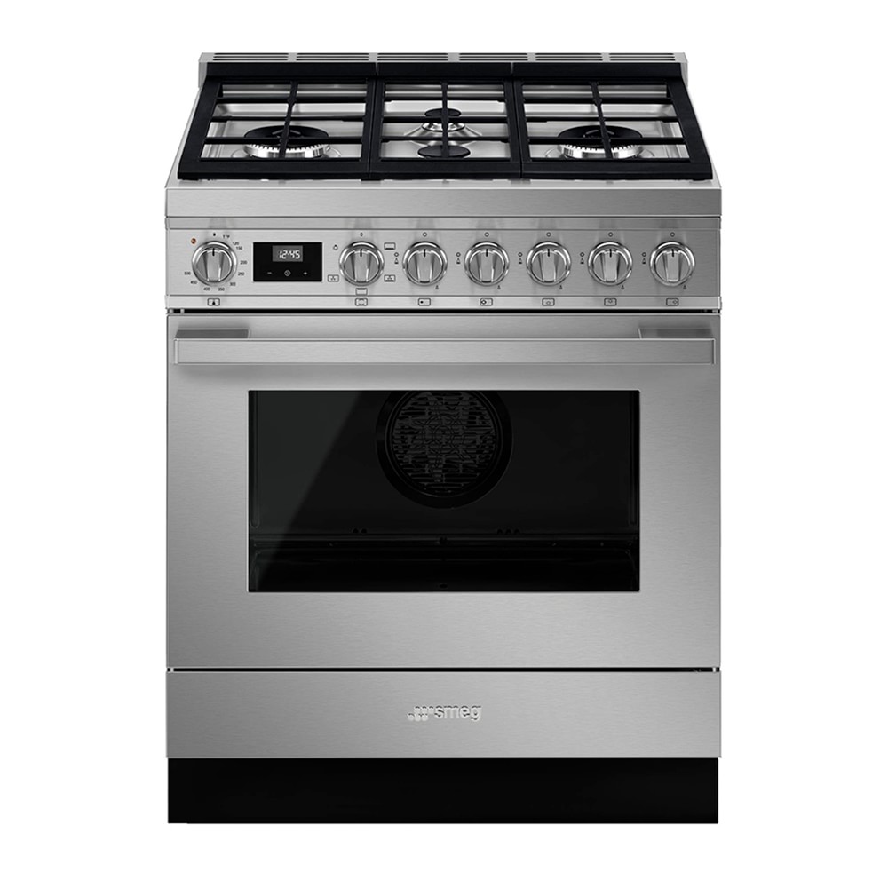 SMEG Portofino All Gas Range, Stainless-Steel, 30"