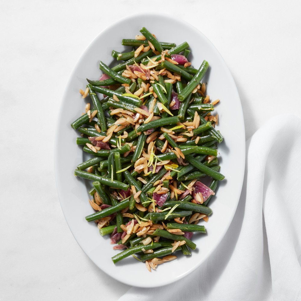 Williams Sonoma Green Bean Almondine, Set of 2, Immediate Delivery