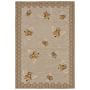 Honeycomb Bee Natural Rug, 3'6" X 5'6'