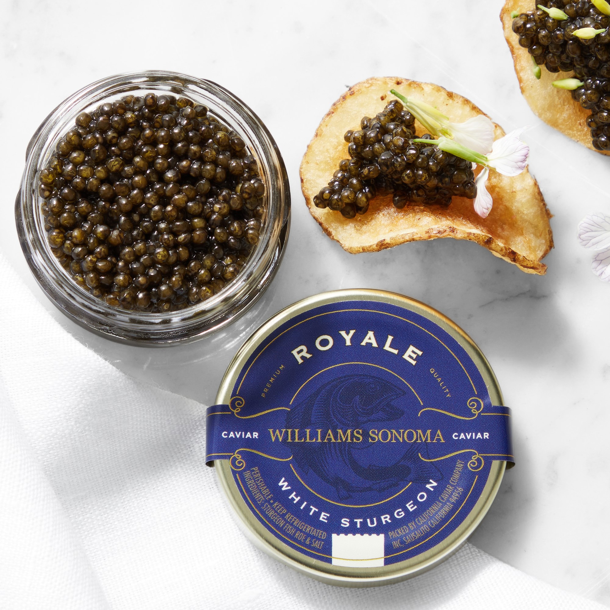 Williams Sonoma Royale Caviar Tin