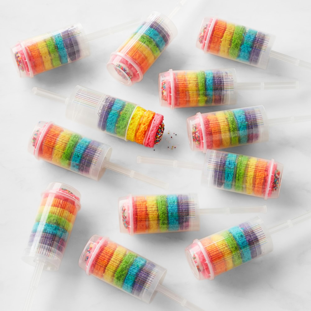 Flour Shop Rainbow Push Pops, Set of 12, Set of 2