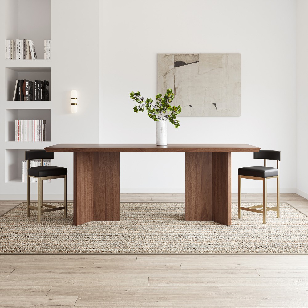 Dietrich Communal Counter Height Dining Table (96&quot;-144&quot;)