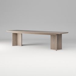 Dietrich Communal Counter Height Dining Table (96&quot;-144&quot;)