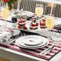 American Flag Appetizer Plates