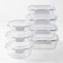 Hold Everything Glass Food Storage Containers, Ultimate 14-Piece Set