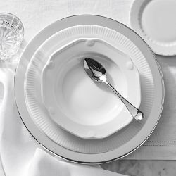 Metal Silver Chargers, Set of 4