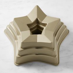 Nordic Ware Nonstick Cast Aluminum Tiered Star Bundt&#174;