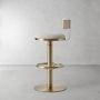 Larkin Upholstered Pedestal Counter &amp; Bar Stool