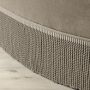 Camile Coffee Table Ottoman with Samuel &amp; Sons Fringe (48&quot;)