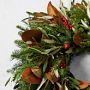 Jeff Leatham x Williams Sonoma Parisian Christmas Live Wreath &amp; Garland